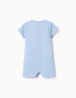 Grenouillère en coton à imprimé crocodile pour nouveau-né et bébé garçon, bleue – Image 2