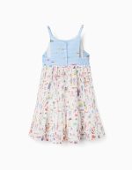 Robe à bretelles en coton à imprimé Carolina Celas x Zippy pour fille, blanc – Image 2