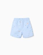 Short de bain à imprimé Carolina Celas x Zippy pour garçon, bleu clair – Image 2