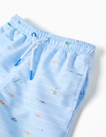 Short de bain à imprimé Carolina Celas x Zippy pour garçon, bleu clair – Image 3