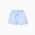 Short de bain à imprimé Carolina Celas x Zippy pour bébé garçon, bleu clair