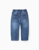 Jean de jogging pour bébé garçon, coupe slim, bleu – Image 2
