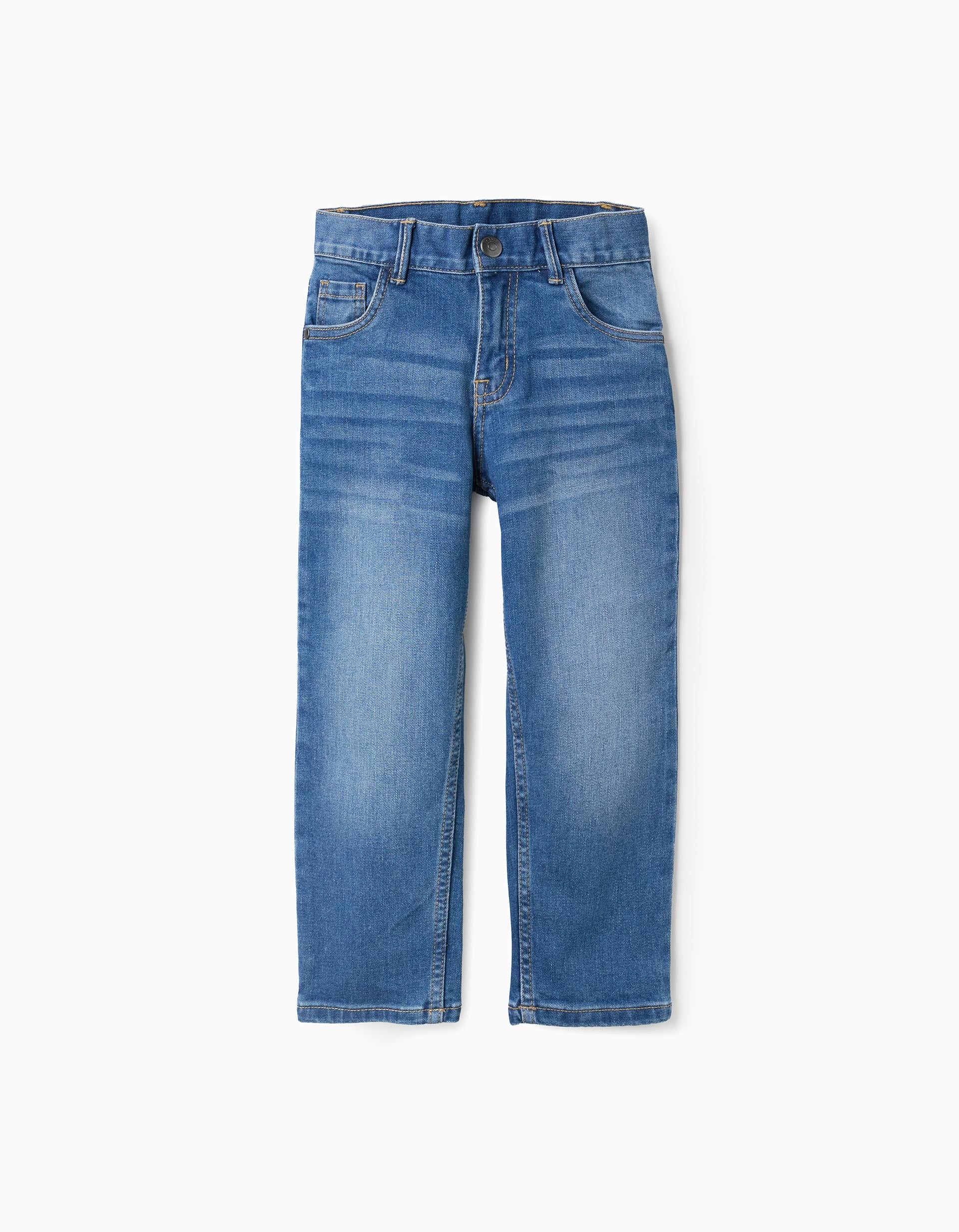 31076131003-1 Jeans coupe droite pour garçons, bleus – Image 1