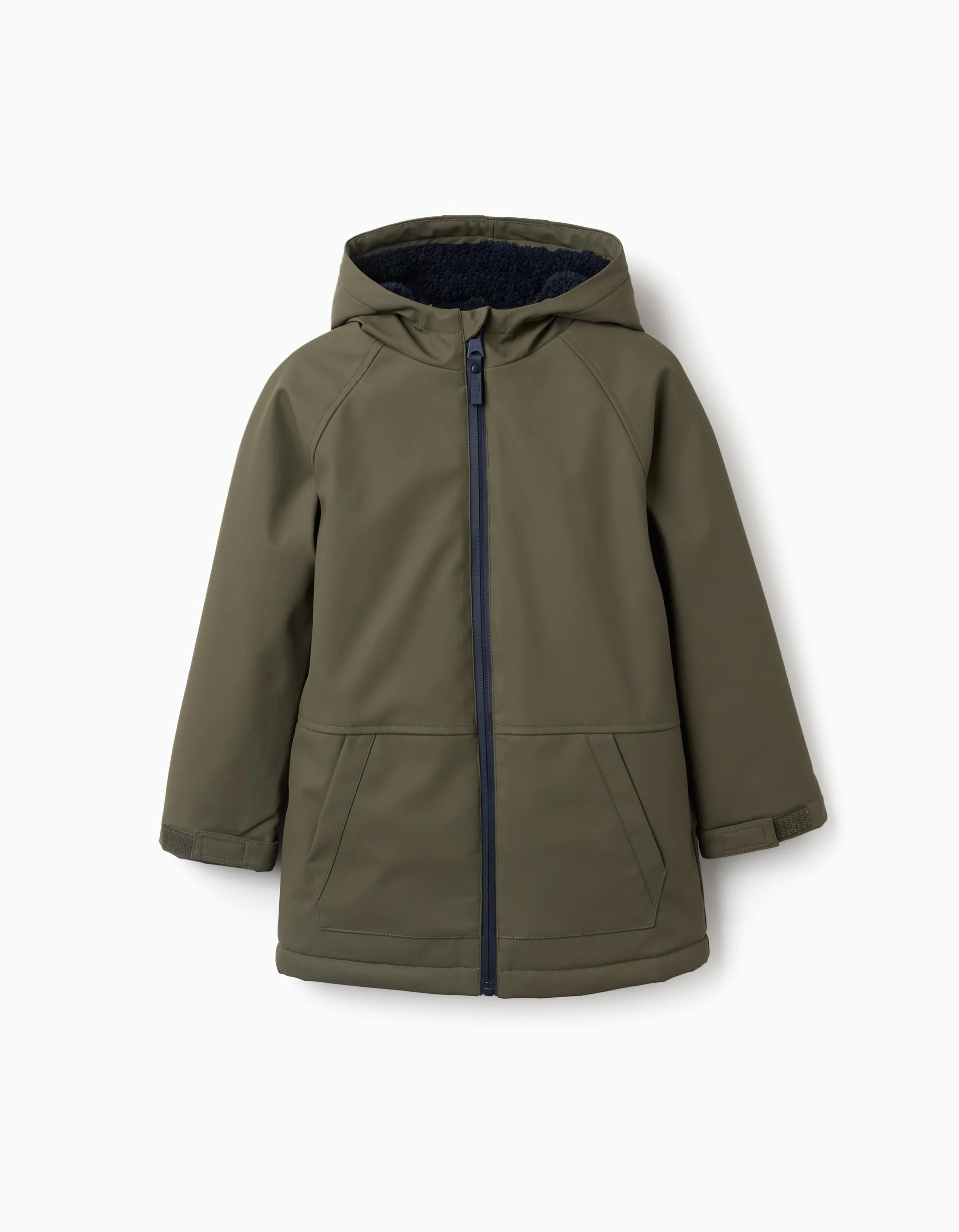 31080287009-0 Parka en caoutchouc vert foncé pour garçons – Image 1