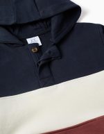 Sweat-shirt à capuche en polaire multicolore pour garçon, à blocs de couleur – Image 3