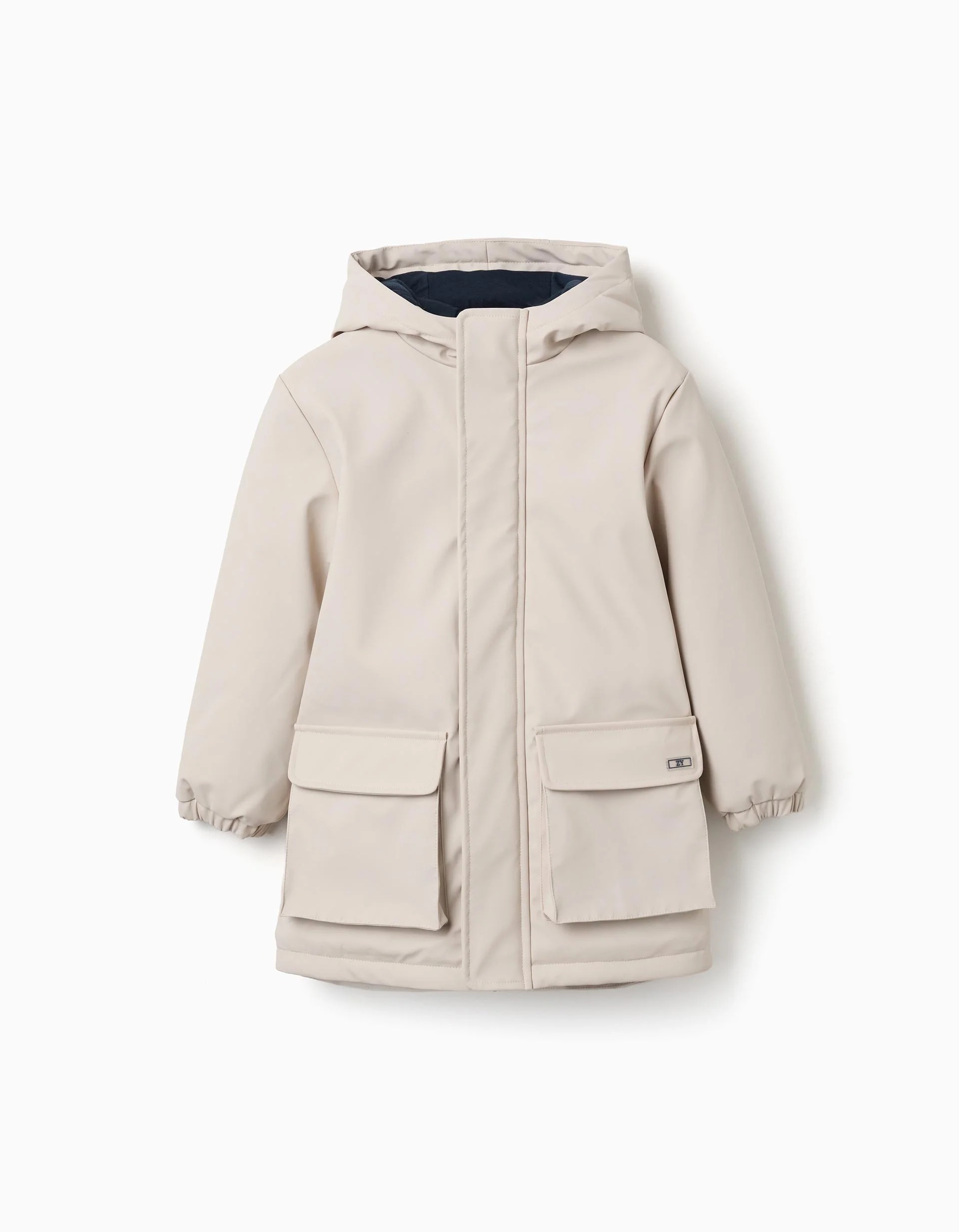 31081431027-0 Parka en caoutchouc gris clair pour garçons – Image 1