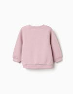 Sweat-shirt brossé à imprimé cœurs pour bébé fille, lilas – Image 2