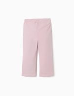 Leggings évasés en maille brossée pour bébés filles, lilas – Image 2