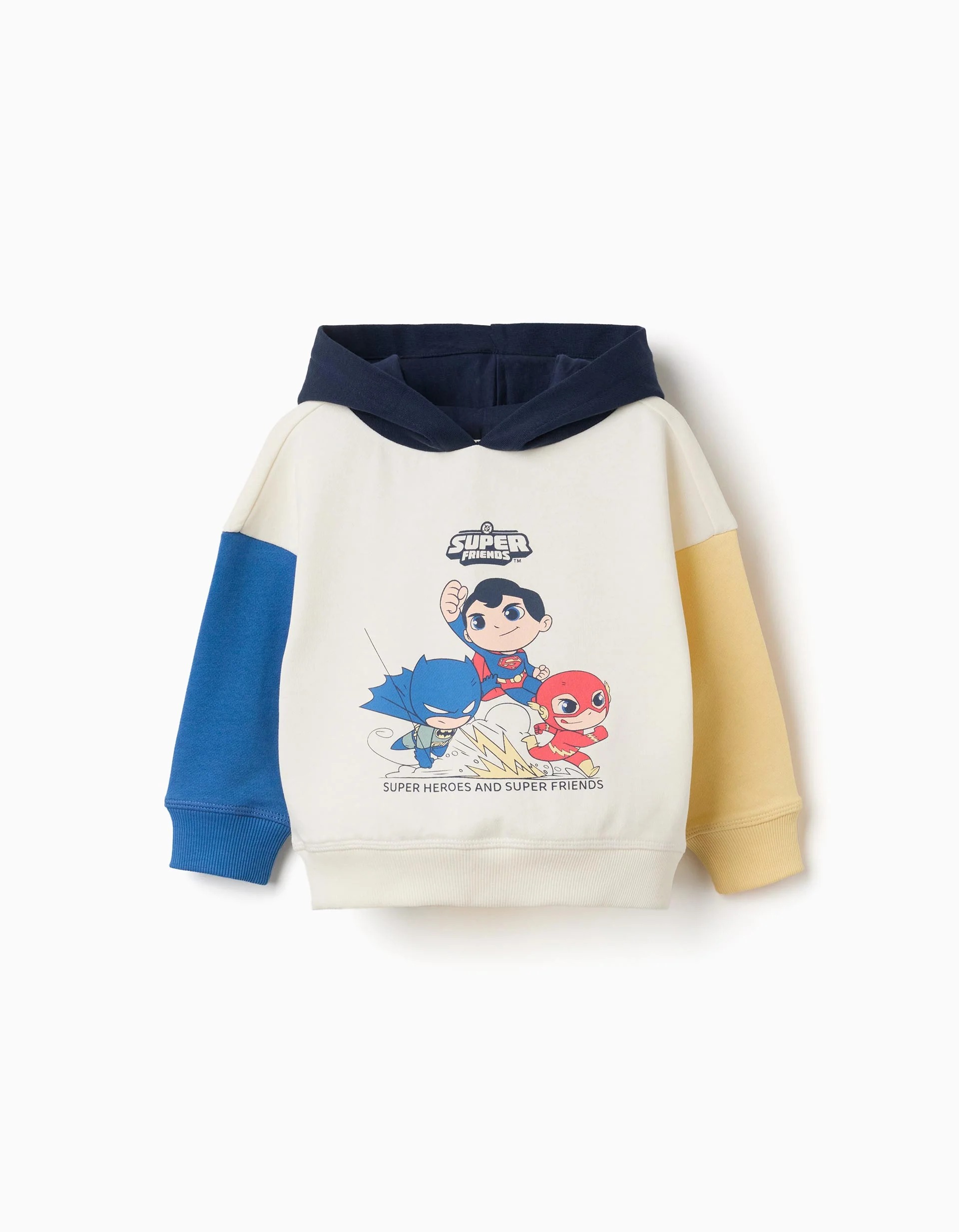 31081509041-0 Sweat-shirt en coton multicolore à l'effigie des Super Amis, pour bébés et garçons. – Image 1