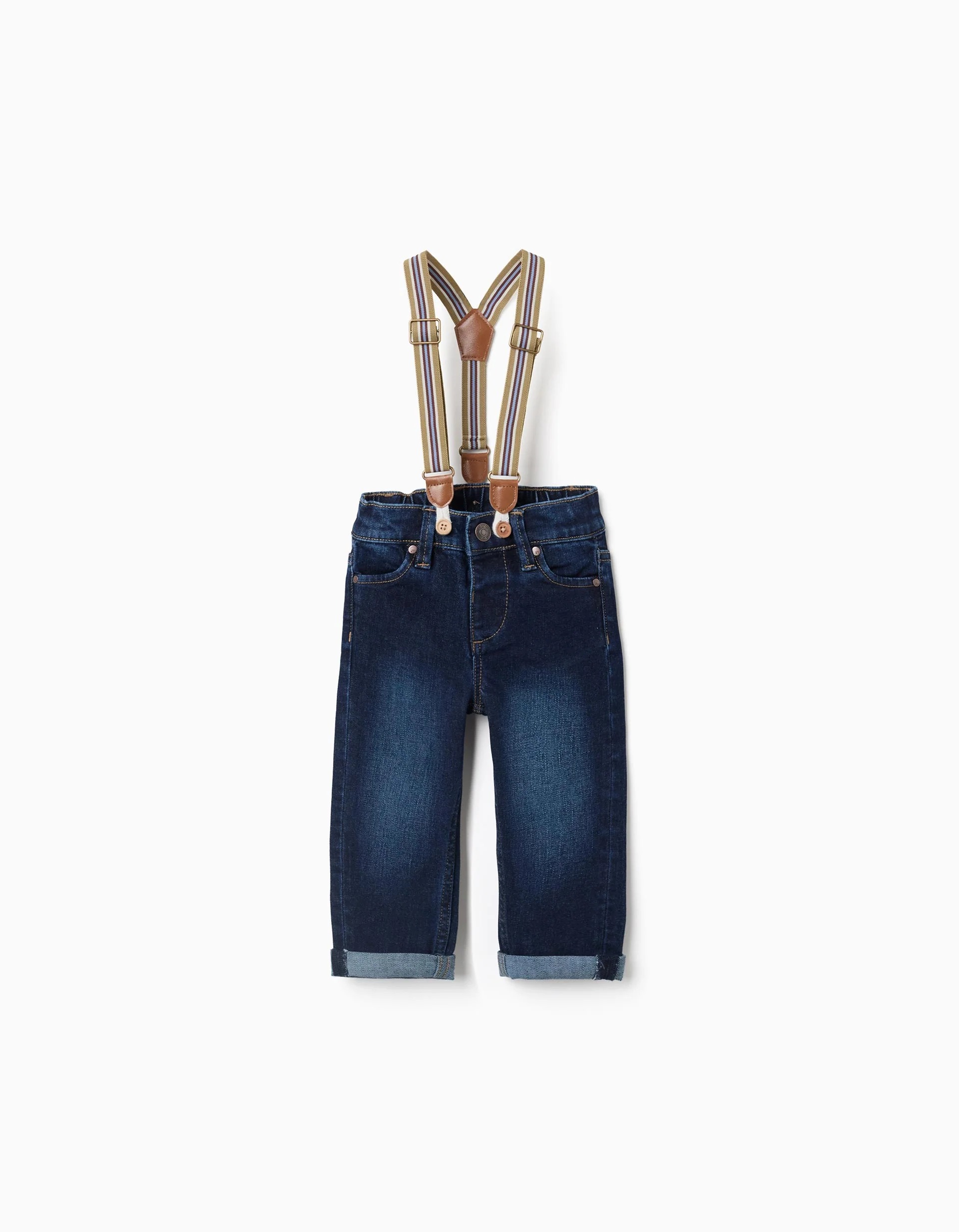 31081583006-0 Pantalon en denim bleu foncé pour bébé garçon – Image 1