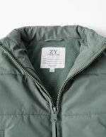 Doudoune à capuche amovible pour bébé garçon, vert foncé – Image 3