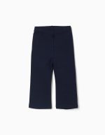 Leggings évasés Roma en maille pour bébés filles, bleu foncé – Image 2
