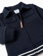 Veste polaire bleu foncé pour bébé garçon – Image 3