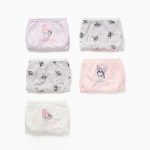Lot de 5 culottes assorties en jersey pour fille