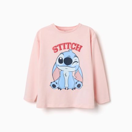 Chemise à manches longues Stitch pour fille