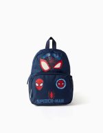 Sac à dos à motifs Spider-Man pour bébés et garçons, bleu foncé