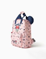 Sac à dos à motifs Minnie et oreilles 3D pour bébé fille, rose clair – Image 3