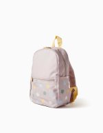Sac à dos à pois et cœurs pour bébé fille, lilas – Image 3