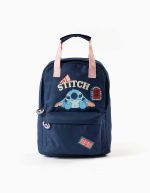 Sac à dos à motifs Stitch pour bébés et petites filles, bleu foncé