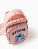 Pochette pour téléphone avec imprimé Stitch et bandoulière réglable pour filles, rose clair – Image 3