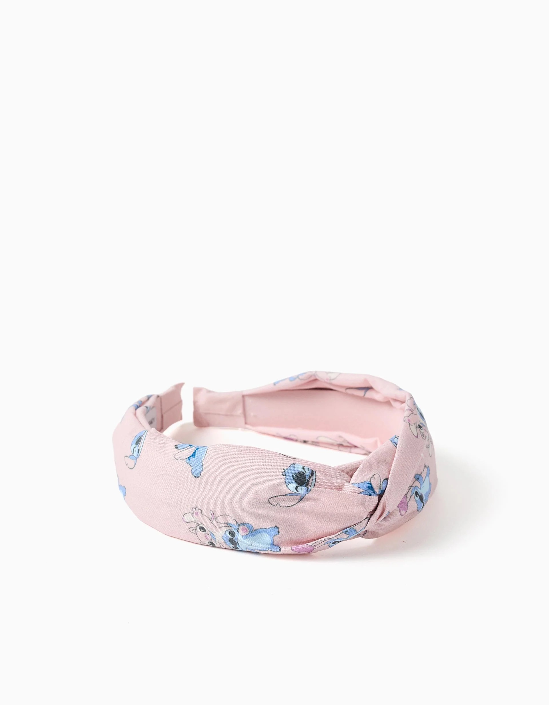 31082414038-0 Bandeau pour fille avec imprimé Stitch et ange, rose clair – Image 1