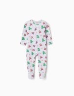 Grenouillère gris clair en jersey pour bébé garçon