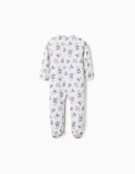 Grenouillère en coton blanc à motif Stitch pour nouveau-né et bébé fille. – Image 2