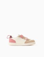Baskets ZY Move bicolores pour bébés filles, rose/bordeaux/beige