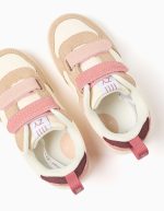 Baskets ZY Move bicolores pour bébés filles, rose/bordeaux/beige – Image 3