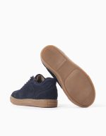 Baskets en cuir bleu marine pour garçon – Image 3