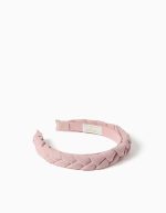 Bandeau tressé pour filles, rose clair – Image 2
