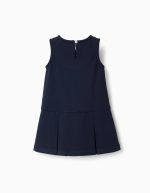Robe sans manches Roma en maille pour bébé fille, bleu marine – Image 2