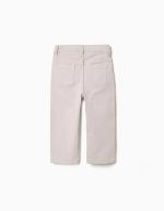 Pantalon slim en sergé à cinq poches pour bébé garçon, beige clair – Image 2